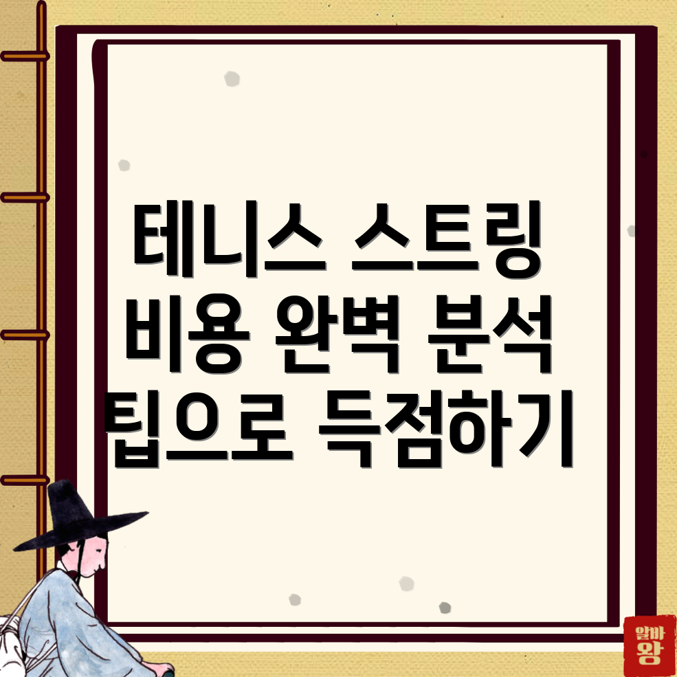 테니스 스트링 교체