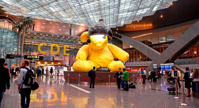 도하공항 내부전경