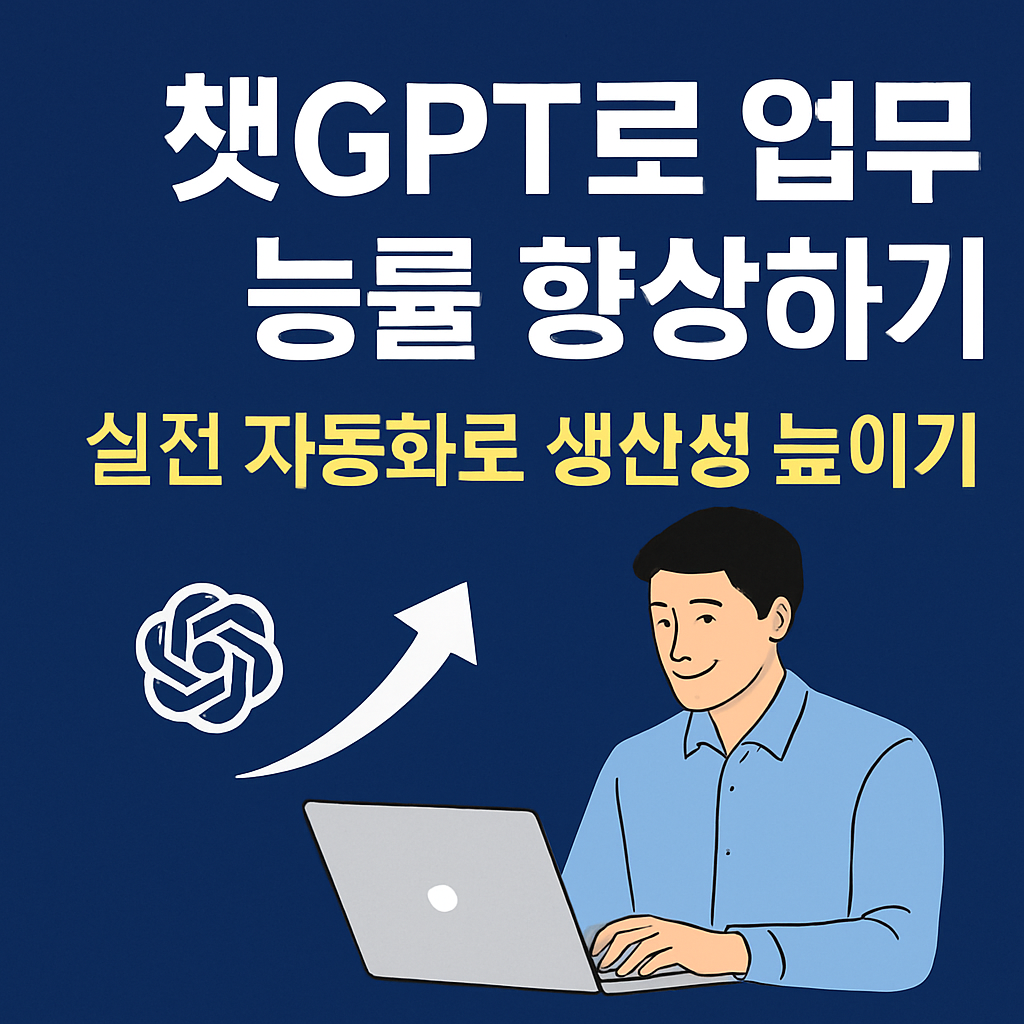 챗GPT로 업무 능률 향상하기