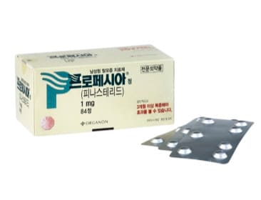 프로페시아정은 피나스테리드를 주성분으로 하는 남성형 탈모 관리 치료제입니다.