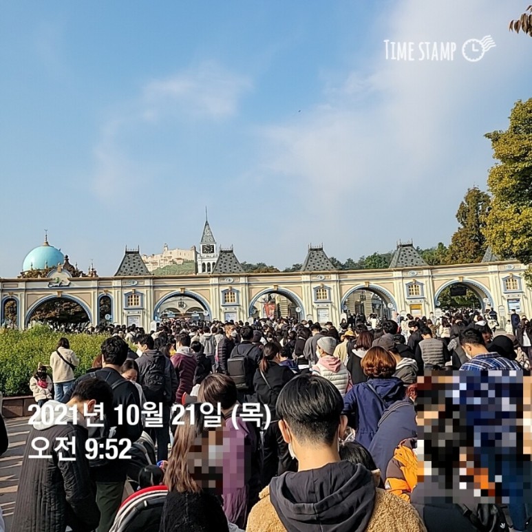 아이와 함께 방문할 가치가 있는 곳. 가을 판타지랜드 할로윈 에버랜드 10월/주차팁/레니찬스