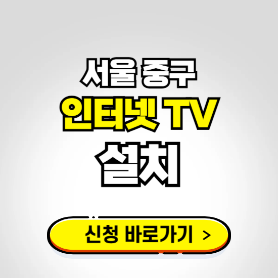 서울 중구 초고속 인터넷 가입하는 곳 ❘ 당일설치 가능한 곳 온라인 개통신청하기