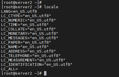  Redhat Linux 8 locale 변경하기