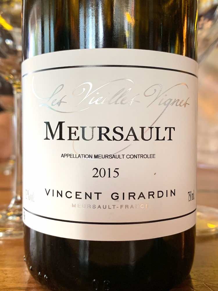 Domaine Vincent Girardin Meursault Les Vieilles Vignes 2015