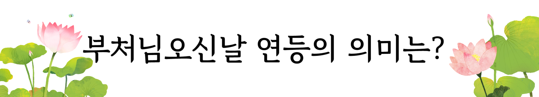 연등의미