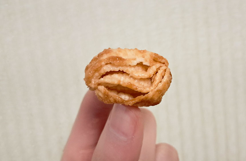 꼬북칩 카라멜팝콘맛 층