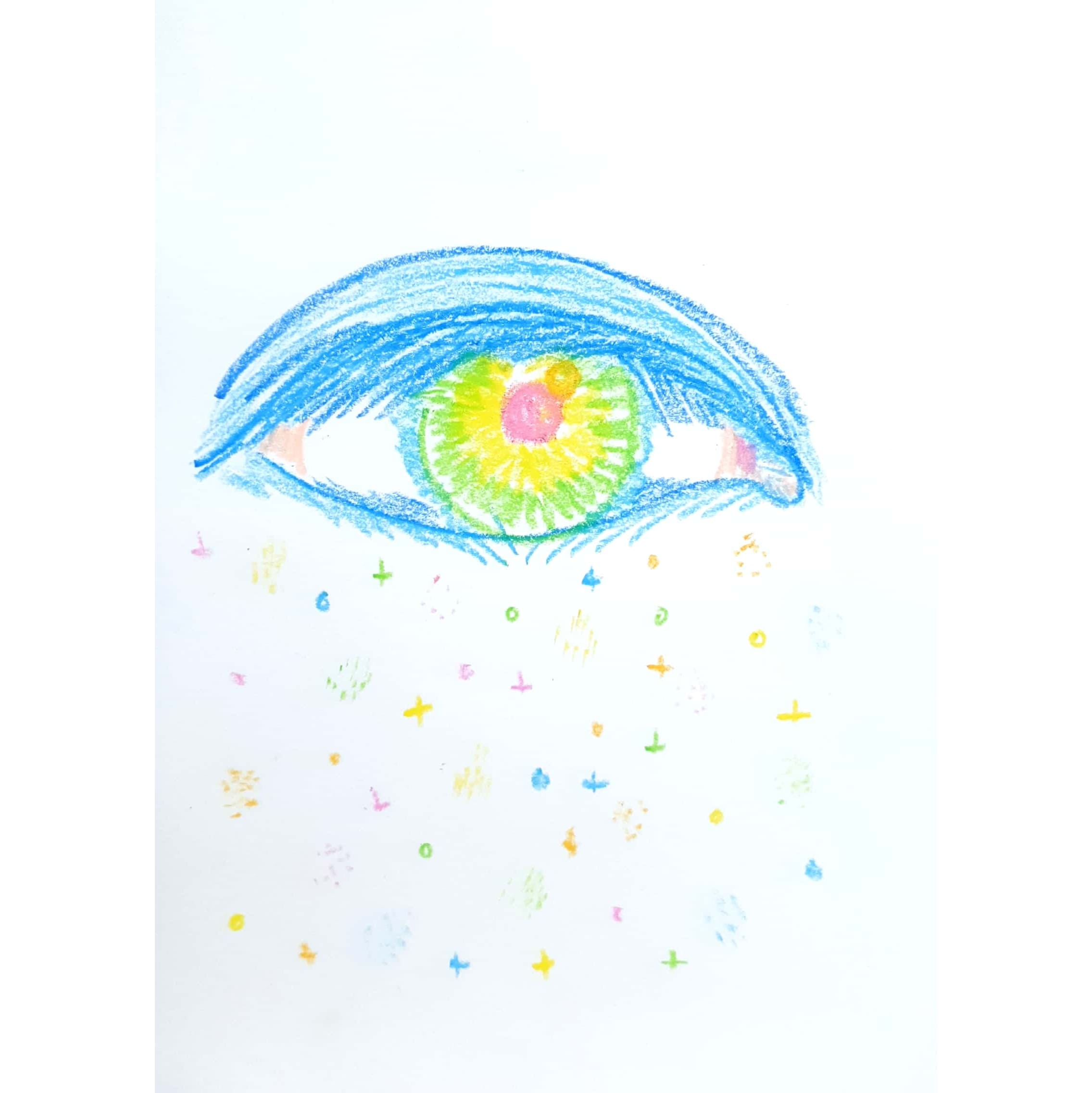  Colorful Tears 다채로운 눈물 / 일러스트 그림 드로잉 / 눈 그리기