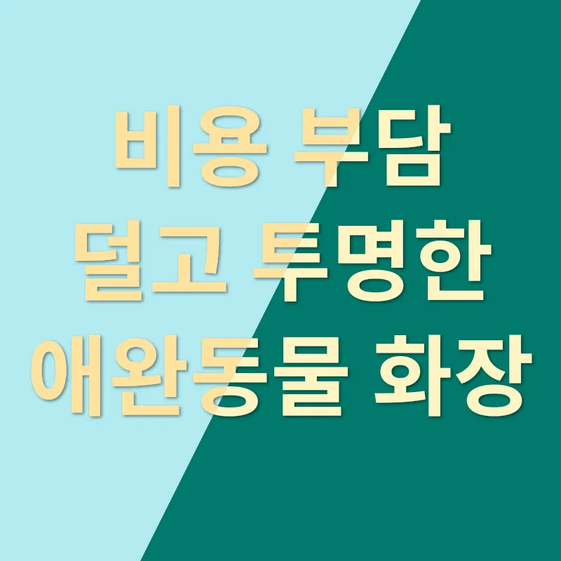 반려동물 장례와 소중한 이별_2