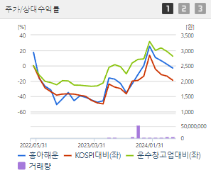 흥아해운 주가 전망 목표주가 배당금