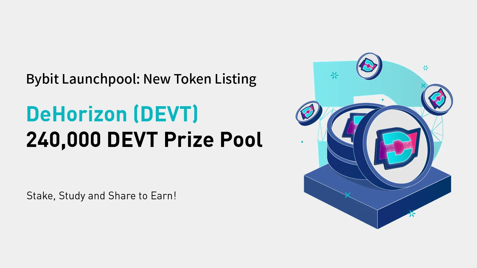  뎁트 코인(DEVT) 바이비트 에어드랍,  런치풀, 프라이즈 풀, 런치패드 !