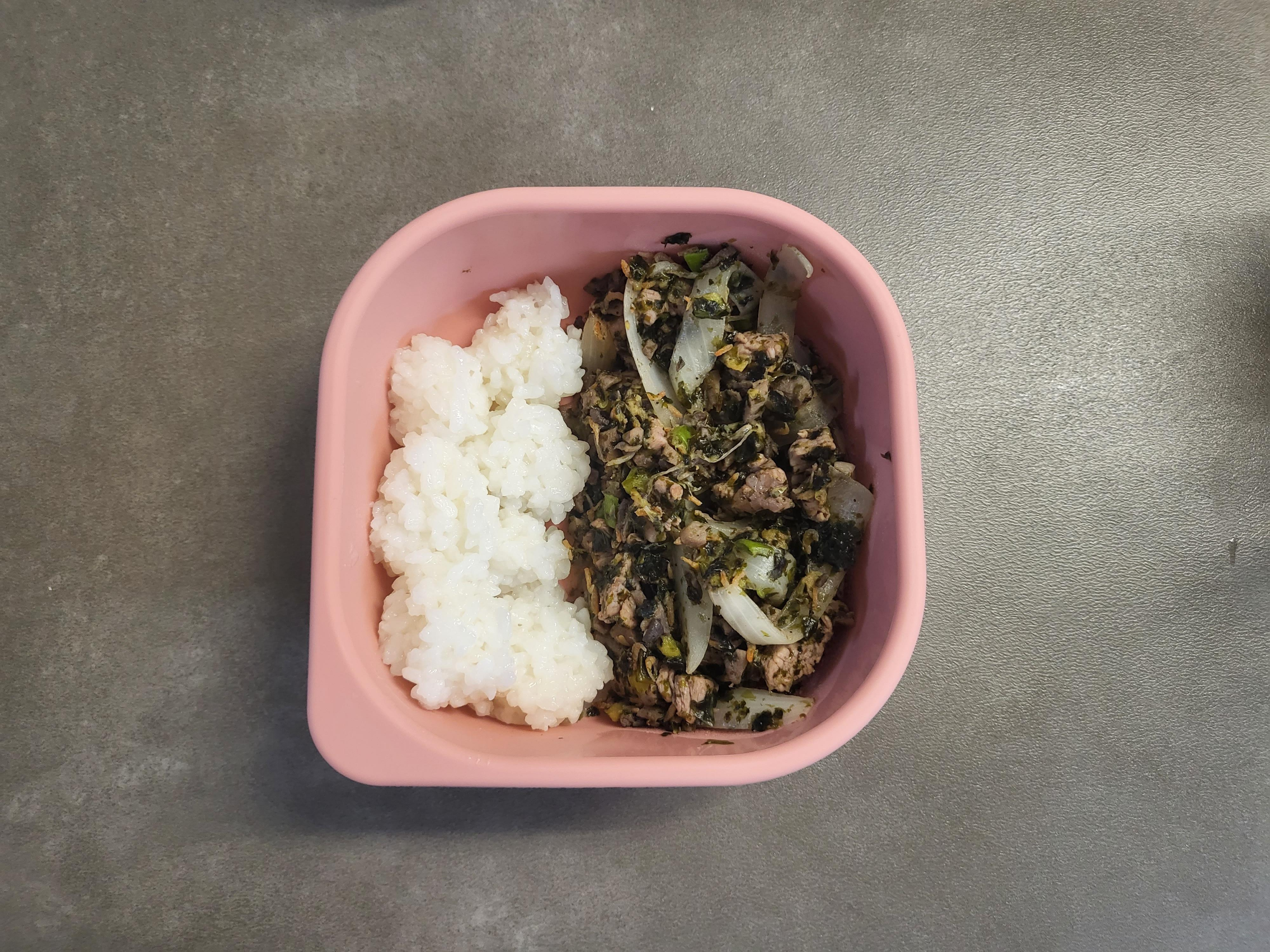 후기이유식-유아식-소고기-김-볶음-밥새우
