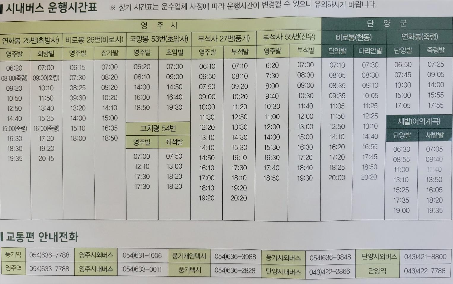 소백산국립공원 희방제2주차장 이미지