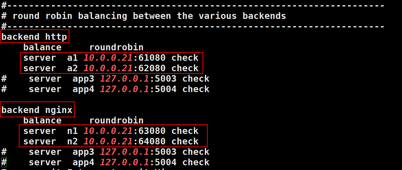 Ha proxy loadbalancing 