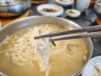 손칼국수 들깨칼국수