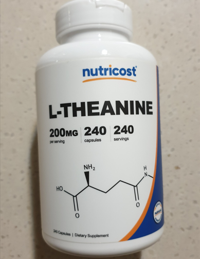 뉴트리코스트-L-테아닌-200mg-캡슐-제품(nutricost-L-theanine-200mg-capsul)