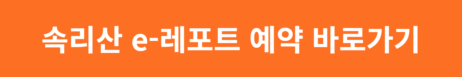속리산 모노레일 새해맞이 특별운행