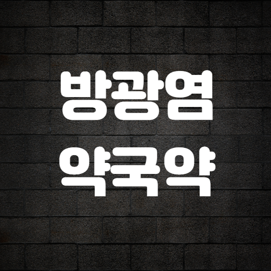  방광염 약국약 효능 효과 알아보기
