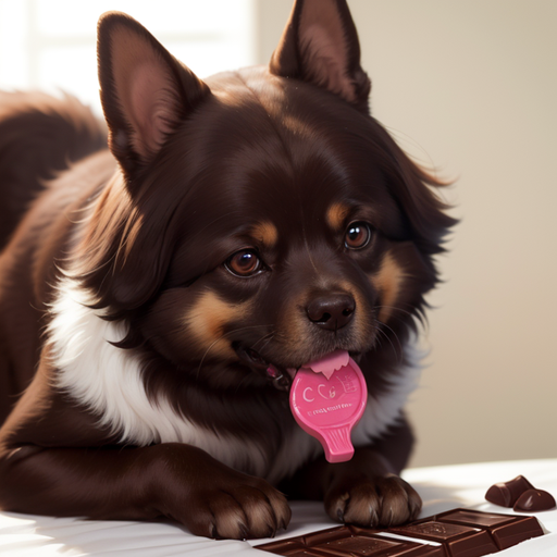 초콜릿-강아지