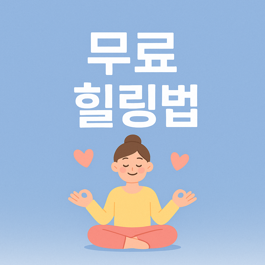 돈 안 들이고 심신 안정 &amp; 힐링하는 최고의 방법 7가지