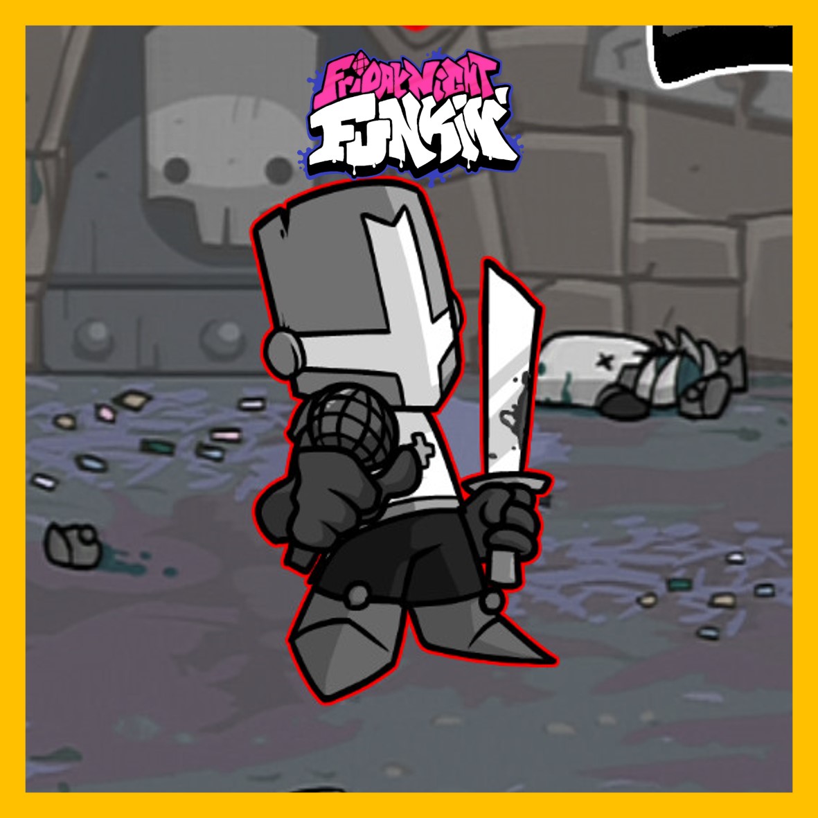  프라이데이 나이트 펌킨 기사 모드 다운로드 (fnf Knight Mod)