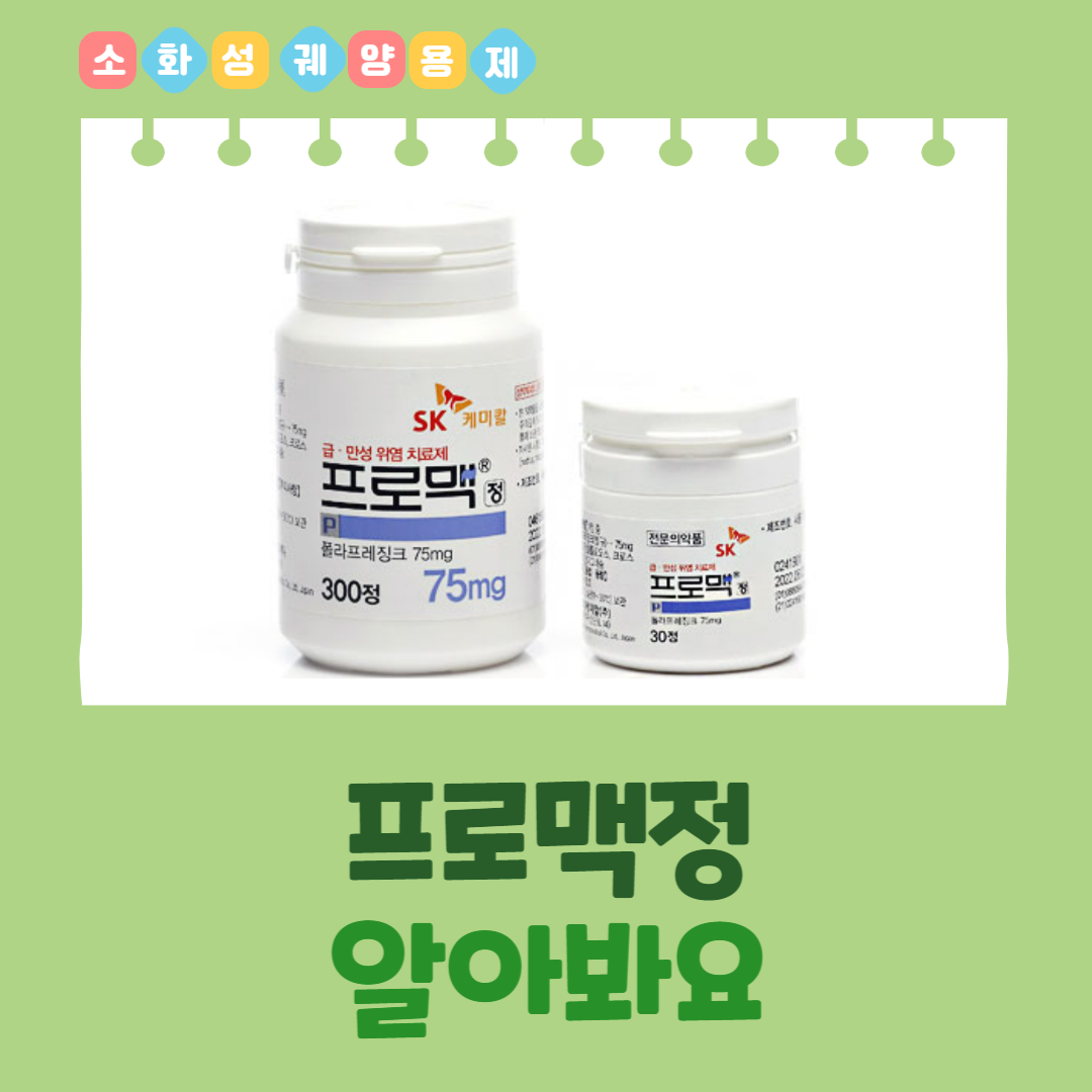  프로맥정 성분정보 효능효과 용법용량 주의사항 부작용 등 알아봐요