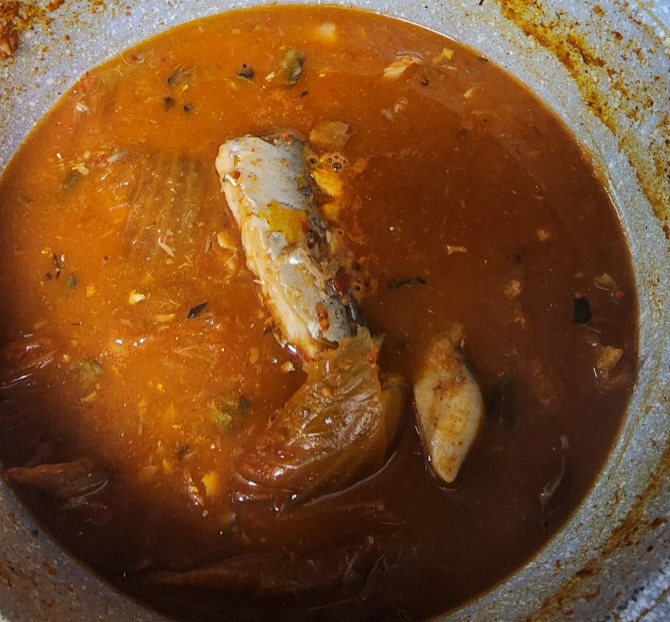 고등어통조림김치찌개