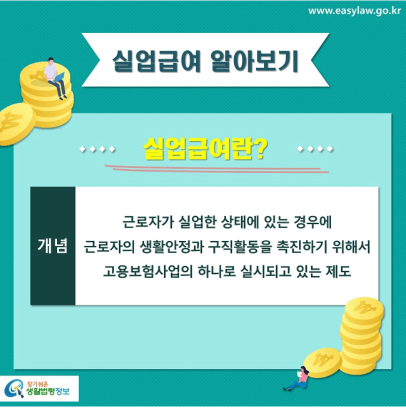 실업급여 고용보험 가입기간 조회방법 수령액