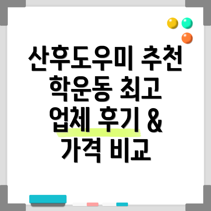 광주 동구 학운동 산후도우미