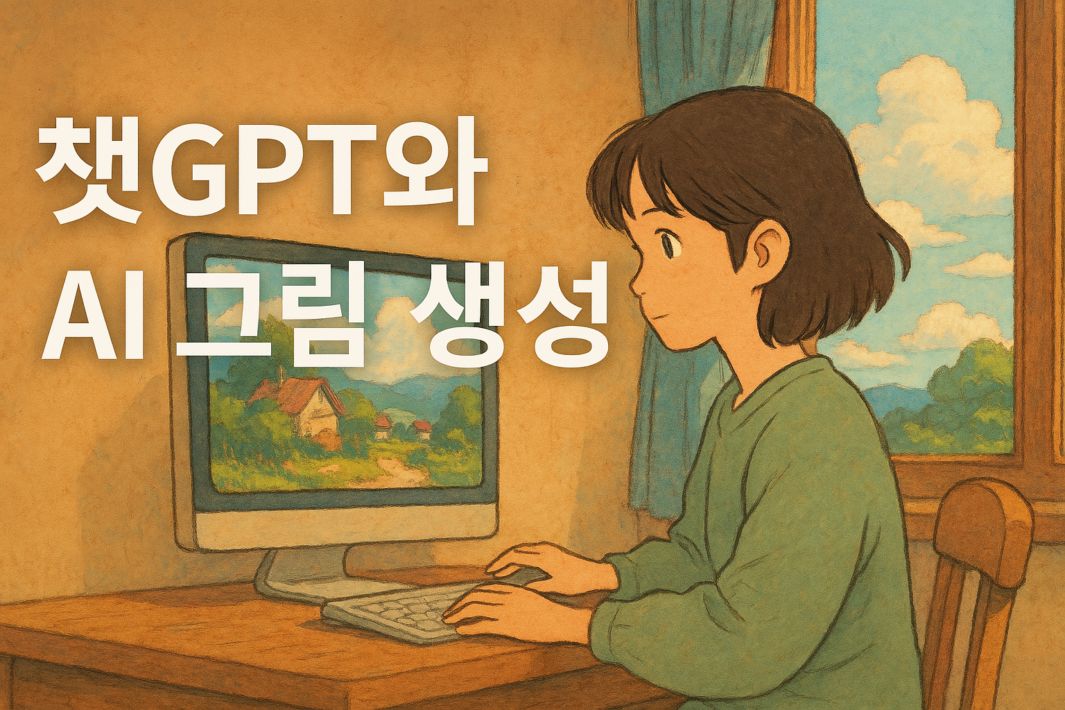 챗GPT로 지브리 스타일 AI 이미지 만들기