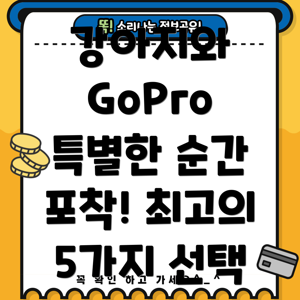 강아지와함께하는특별한순간최고의5가지고프로선택가이드