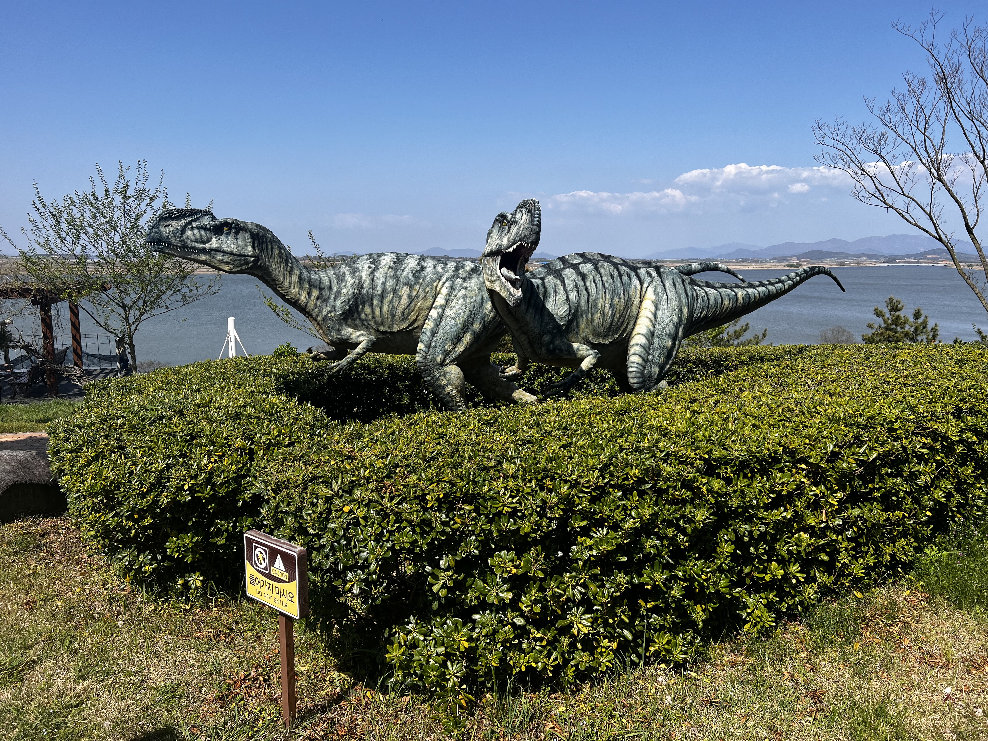 민수랜드-해남공룡박물관 야외 딜로포사우루스