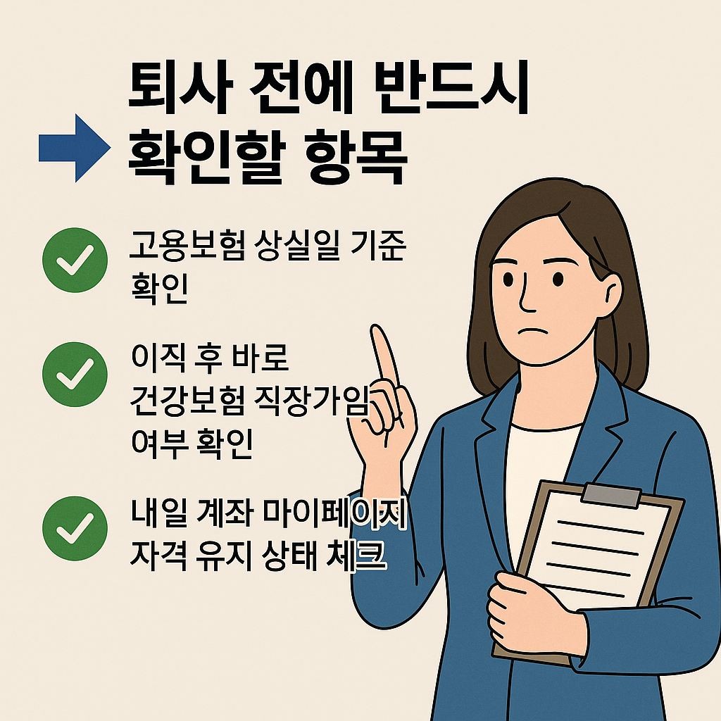 퇴사 전후 실수 방지 체크리스트