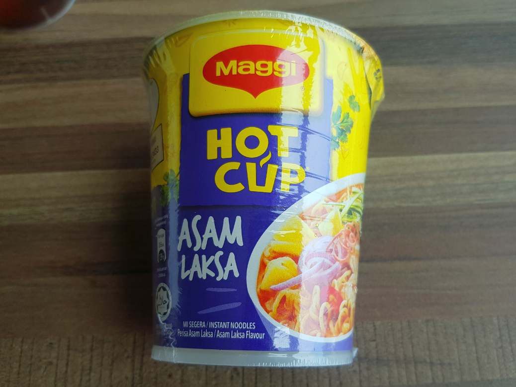  Maggi 아쌈 락사 컵라면 시식기
