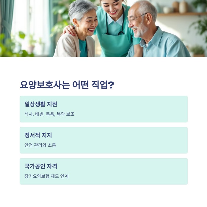 요양보호사 자격증 취득방법 총정리&amp;#44; 조건&amp;#44; 시험 일정 요약 이미지