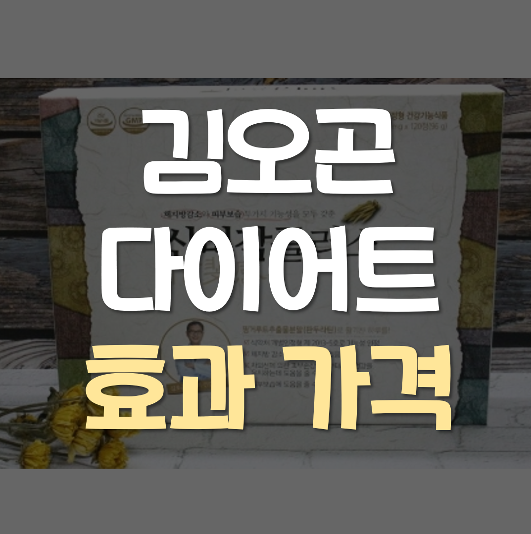 김오곤-다이어트-가격