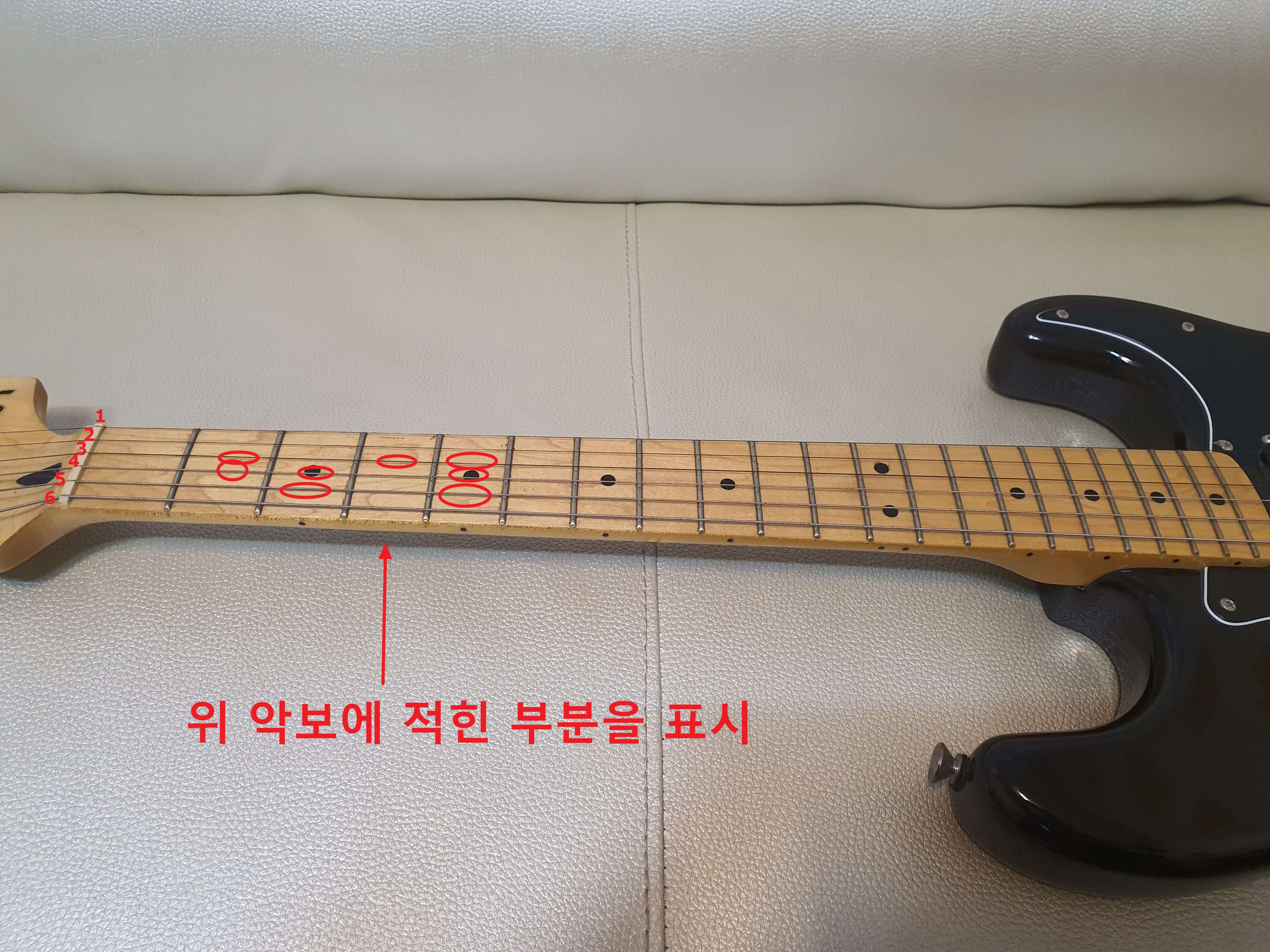  기타 TAB 타브악보 보는 방법과 효과적인 연습방법