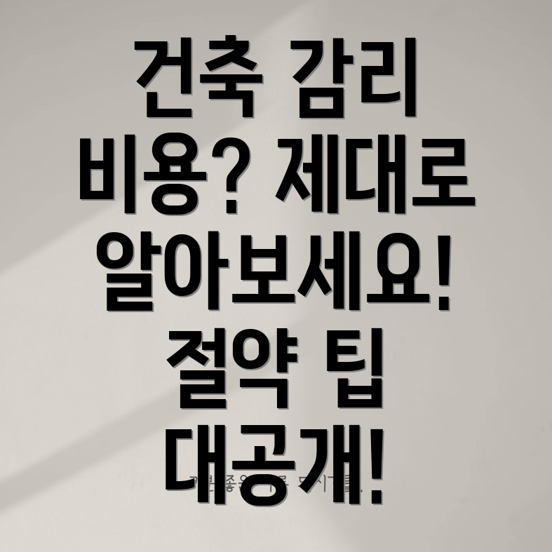 감리비용