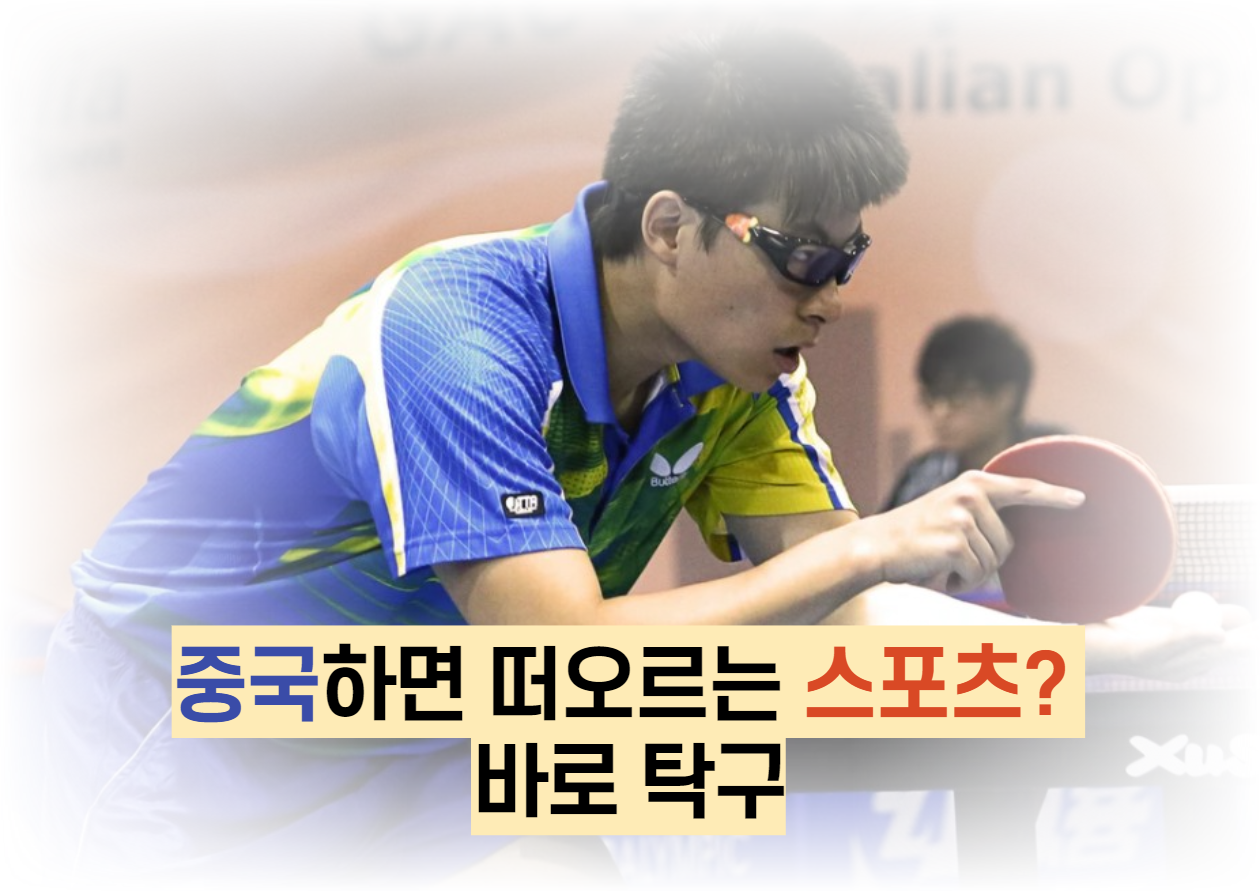  중국하면 떠오르는 스포츠? 바로 탁구