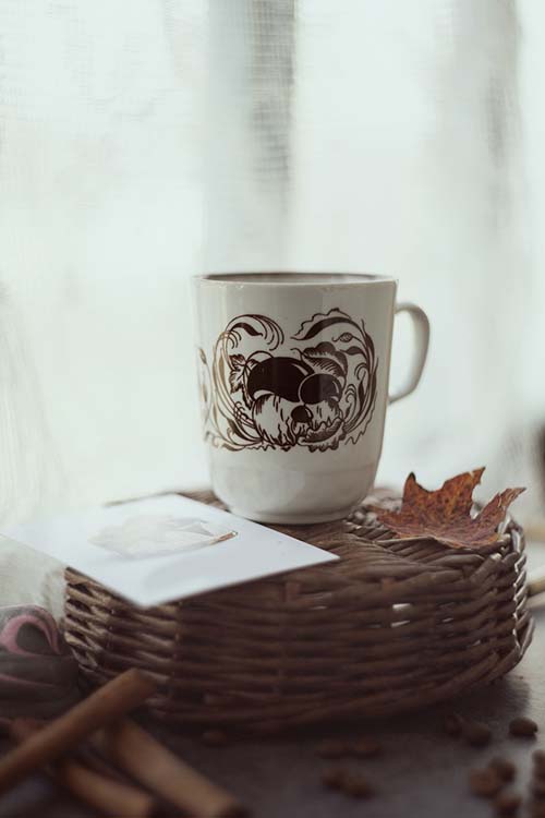가을 사진 커피