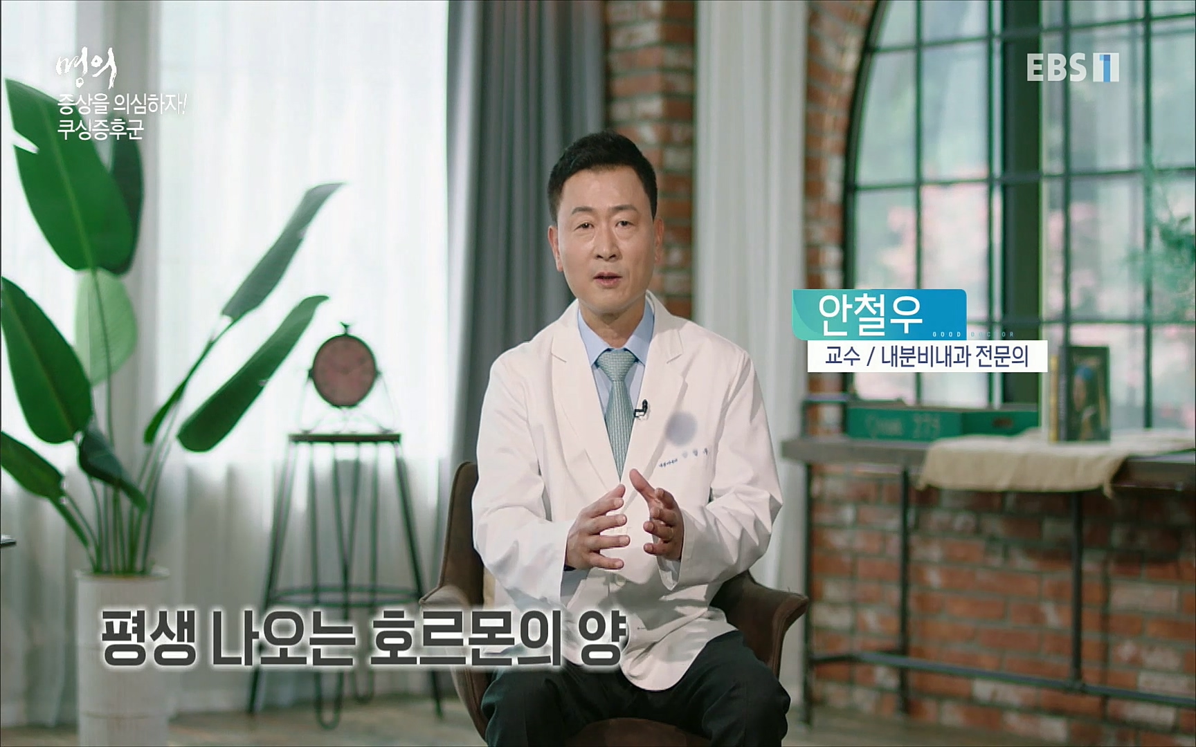 EBS 명의 헬스케어 - TV - 교육의 중심 EBS내 몸을 지배하는 7가지 호르몬 2부, 증상을 의심하자!.mp4_20220711_195839.313.jpg