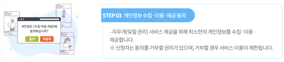 지우개(잊힐 권리) 서비스 신청방법