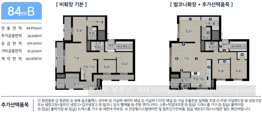 이편한세상-옥정-리더스가든-84B-평면도(33평형-B타입)