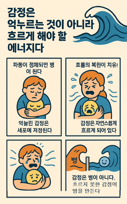 감정은 흐르게 해야 할 에너지다