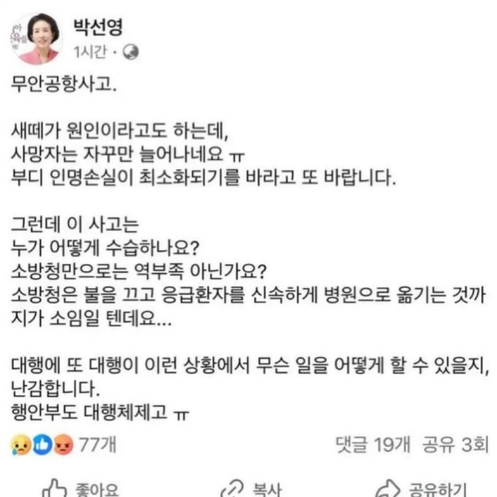 박선영 진실화해위원장