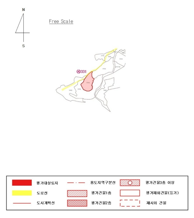 안동지원2021타경100741 지 적 개 황 도