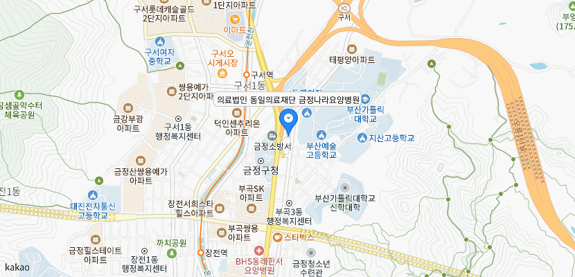 금정나라요양병원 위치