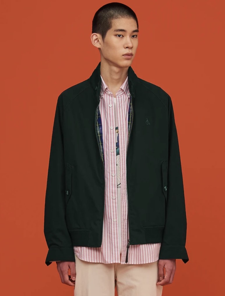 캐주얼 점퍼 그린색 리뷰 및 착샷 간절기 가볍게 입기 좋은 빈폴 12