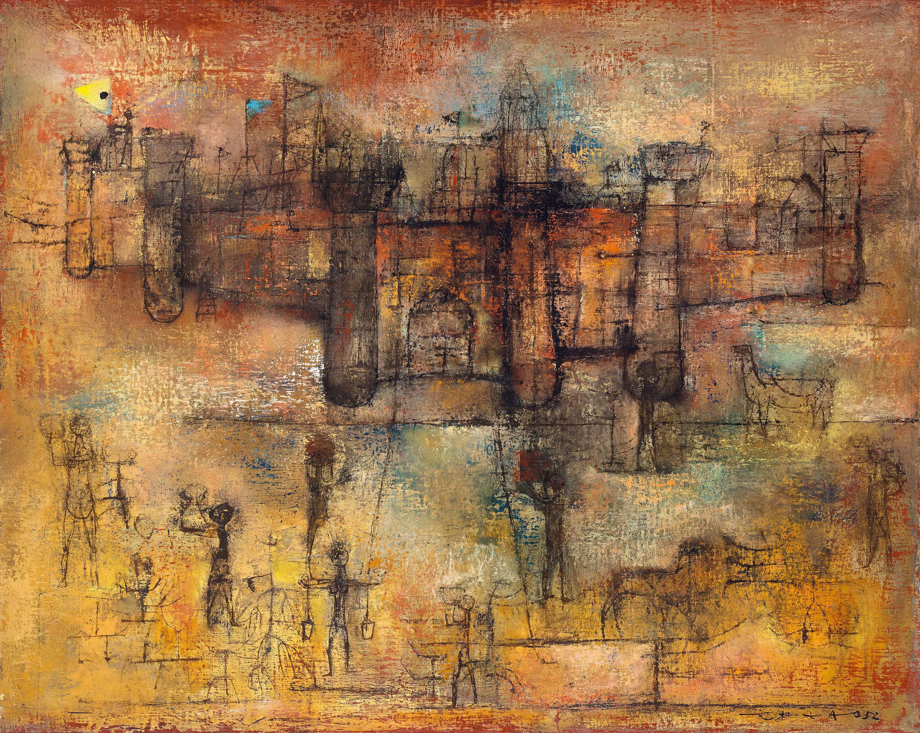 자오우키(Zao Wou-Ki), 중국, 화가, 1920-2013
