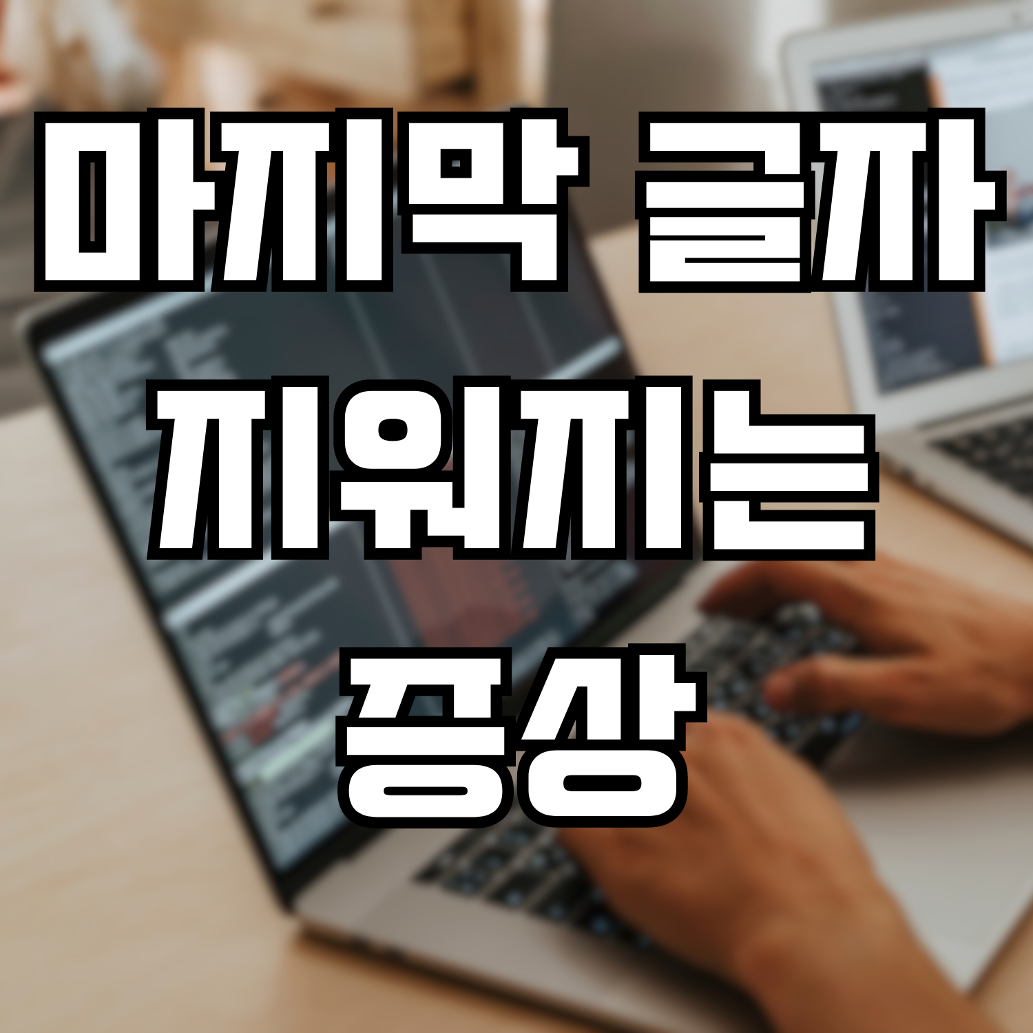  Windows 11 에서 마지막 글자가 지워지는 증상