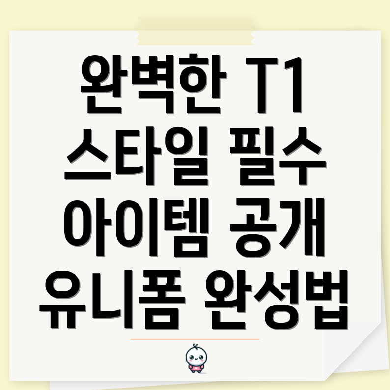 T1 유니폼